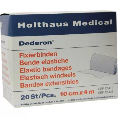 DEDERON Bandaże mocujące 10 cmx4 m, 20 szt DEDERON Bandaże mocujące 10 cmx4 m, 20 szt