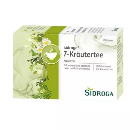 SIDROGA Torebka filtrująca z 7 ziołami Wellness, 20X2,0 g