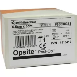 OPSITE Słupek-OP Opatrunek 5x6,5 cm, 6X5 szt