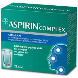 ASPIRIN COMPLEX saszetka z granulatem do sporządzania zawiesiny do podawania, 20 szt