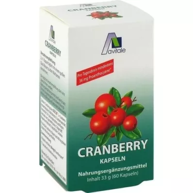 CRANBERRY KAPSELN 400 mg, 60 szt