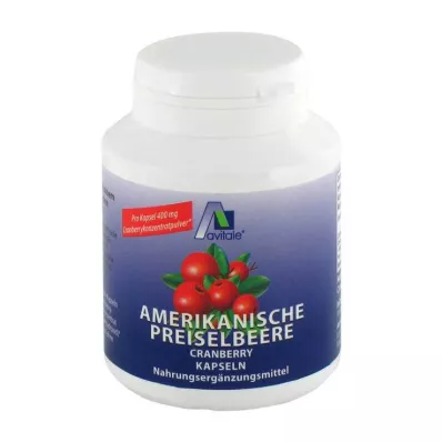 PREISELBEERE Kapsułki American 400 mg, 100 szt