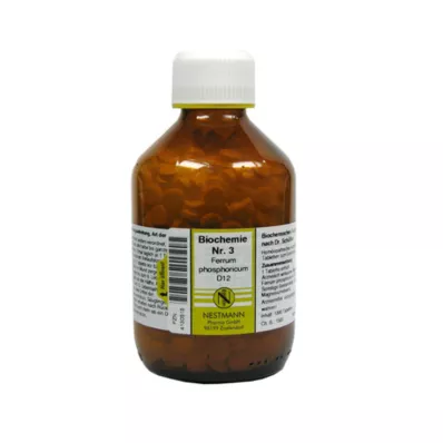 BIOCHEMIE 3 Ferrum phosphoricum D 12 tabletek, 1000 szt