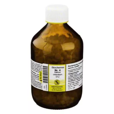 BIOCHEMIE 4 Kalium chloratum D 12 tabletek, 1000 szt BIOCHEMIE 4 Kalium chloratum D 12 tabletek, 1000 szt