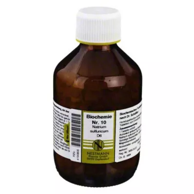 BIOCHEMIE 10 Natrium sulphuricum D 6 tabletek, 1000 szt BIOCHEMIE 10 Natrium sulphuricum D 6 tabletek, 1000 szt