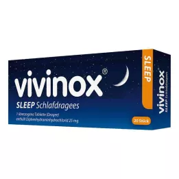 VIVINOX Pastylki do ssania na sen w tabletkach powlekanych, 20 szt