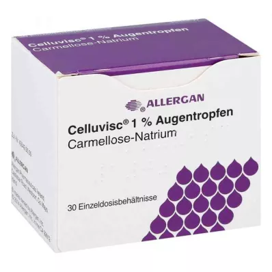 CELLUVISC 1% krople do oczu, 30 x 0,4 ml