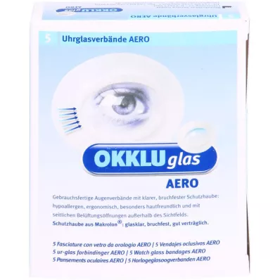 OKKLUGLAS Banderola na szkiełko zegarka Aero, 5 szt