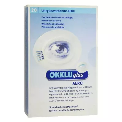OKKLUGLAS Szkiełko do zegarków Aero, 20 szt OKKLUGLAS Szkiełko do zegarków Aero, 20 szt
