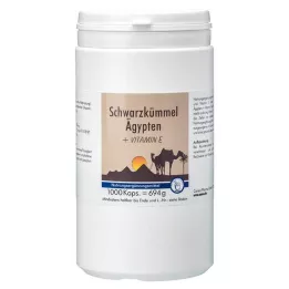 SCHWARZKÜMMEL ÄGYPTEN+E Capsules, 1000 kapsułek