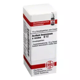 ACIDUM BENZOICUM E Resina D 12 kulek, 10 g