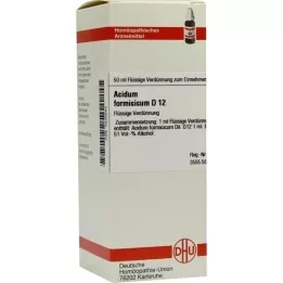 ACIDUM FORMICICUM D 12 Rozcieńczenie, 50 ml