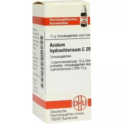 ACIDUM HYDROCHLORICUM C 200 globulek, 10 g