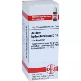 ACIDUM HYDROCHLORICUM D 12 kulek, 10 g