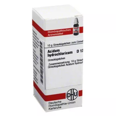 DHU Acidum hydrochloricum D 12 G, 10 g DHU Acidum hydrochloricum D 12 G, 10 g