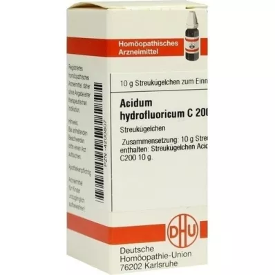 ACIDUM HYDROFLUORICUM C 200 globulek, 10 g