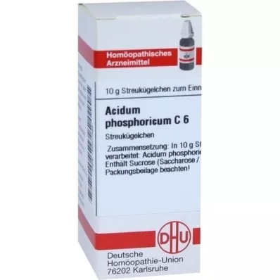 ACIDUM PHOSPHORICUM C 6 kulek, 10 g