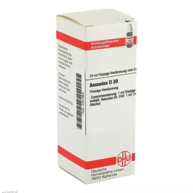 AESCULUS D 30 Rozcieńczenie, 20 ml