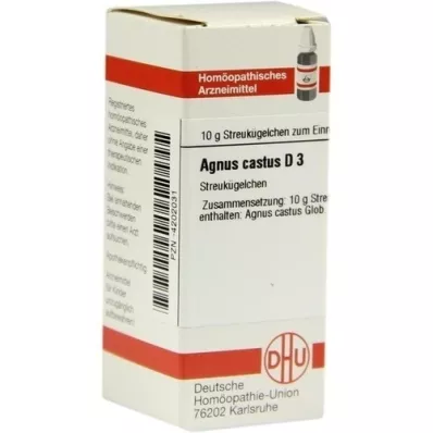 AGNUS CASTUS D 3 globulki, 10 g