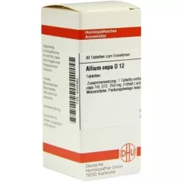 ALLIUM CEPA D 12 tabletek, 80 szt