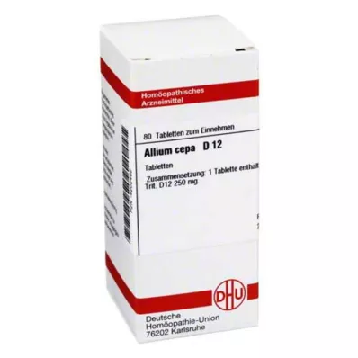 ALLIUM CEPA D 12 tabletek, 80 szt ALLIUM CEPA D 12 tabletek, 80 szt