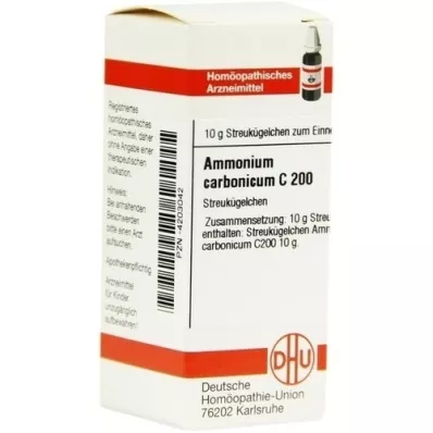 AMMONIUM CARBONICUM C 200 globulek, 10 g