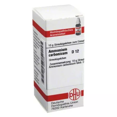 AMMONIUM CARBONICUM D 12 kulek, 10 g