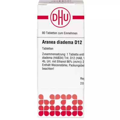 ARANEA DIADEMA D 12 tabletek, 80 szt