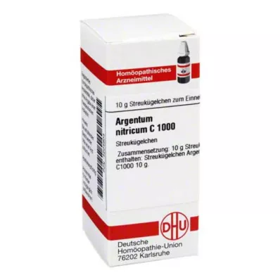 ARGENTUM NITRICUM C 1000 globulek, 10 g