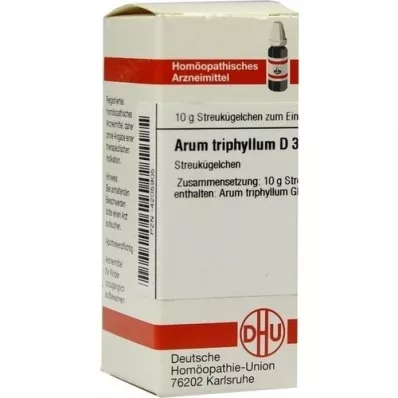 ARUM TRIPHYLLUM D 3 globulki, 10 g