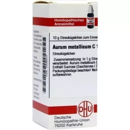 AURUM METALLICUM C 1000 globulek, 10 g