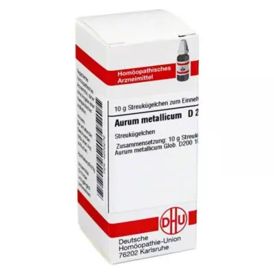 AURUM METALLICUM D 200 globulek, 10 g AURUM METALLICUM D 200 globulek, 10 g
