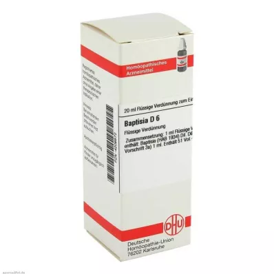 BAPTISIA D 6 Rozcieńczenie, 20 ml