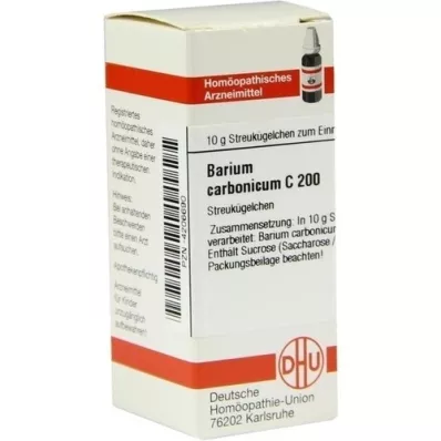 BARIUM CARBONICUM C 200 globulek, 10 g