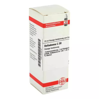 BELLADONNA Rozcieńczenie C 30, 20 ml BELLADONNA Rozcieńczenie C 30, 20 ml