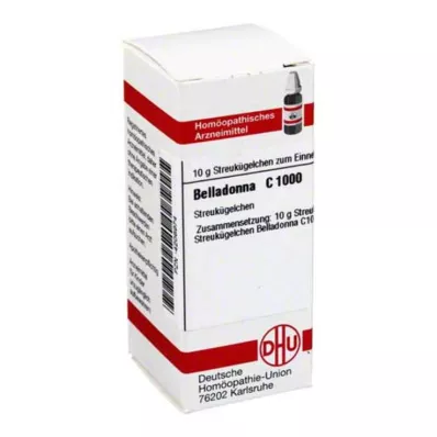 DHU Belladonna C 1000 globulki, 10 g DHU Belladonna C 1000 globulki, 10 g
