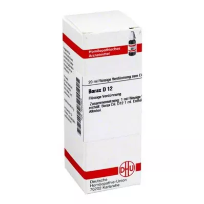 BORAX D 12 Rozcieńczenie, 20 ml