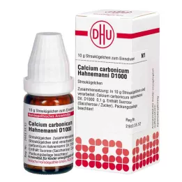 CALCIUM CARBONICUM Hahnemanni D 1000 globulek, 10 g