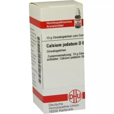 CALCIUM JODATUM D 6 kulek, 10 g