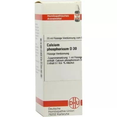 CALCIUM PHOSPHORICUM D 30 Rozcieńczenie, 20 ml