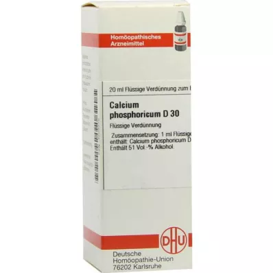 DHU Roztwór wapnia i fosforu D 30, 20 ml
