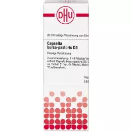 CAPSELLA BURSA pastoris D 3 rozcieńczenie, 20 ml