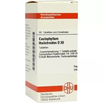 CAULOPHYLLUM THALICTROIDES D 30 tabletek, 80 szt