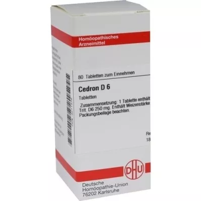 CEDRON D 6 tabletek, 80 szt
