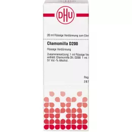 CHAMOMILLA Rozcieńczenie D 200, 20 ml