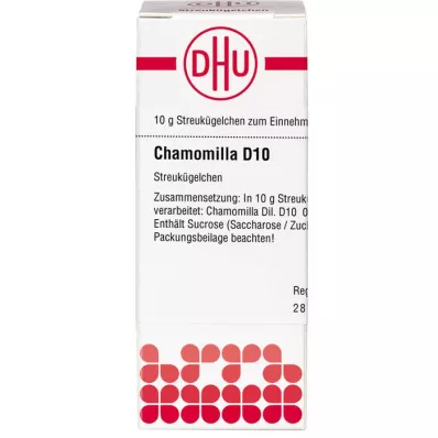 CHAMOMILLA D 10 kulek, 10 g