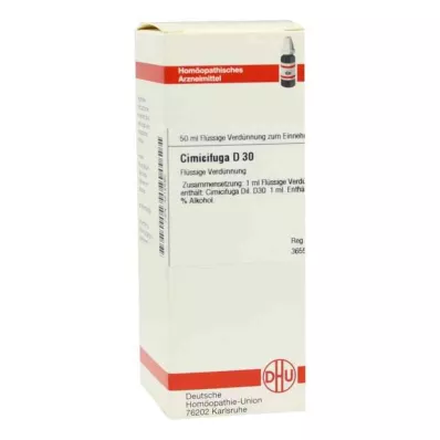 CIMICIFUGA D 30 Rozcieńczenie, 50 ml