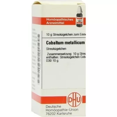 COBALTUM METALLICUM D 30 kulek, 10 g