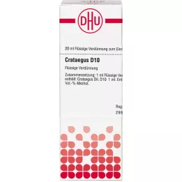 CRATAEGUS D 10 Rozcieńczenie, 20 ml