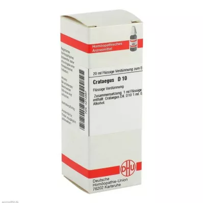 CRATAEGUS D 10 Rozcieńczenie, 20 ml CRATAEGUS D 10 Rozcieńczenie, 20 ml